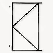 Tuindeur frame zwart