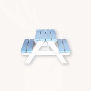 Kinder picknicktafel | blauw