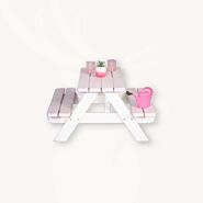 Kinder picknicktafel | roze