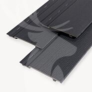 Kunststof gevelbekleding | classic sponning | antraciet