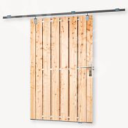 Schuifdeur buiten | geen doorkijk | verzinkt frame