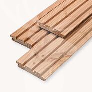 Douglas plank | triple rhombusprofiel | 2,8x14,5 cm