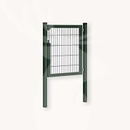 Dubbelstaafmat poort groen