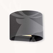 Wandlamp Stine antraciet