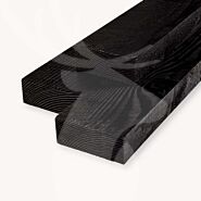 Douglas balk | ruw | zwart | 7x15 cm