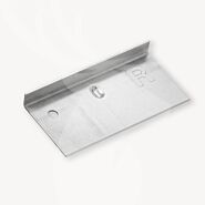 Daktrim verbindingsstuk aluminium | 4,5 cm hoog