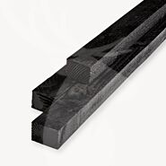 Deurpost materialen | zwart grenen