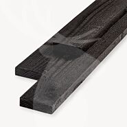 Douglas lat | ruw | zwart | 2x7 cm