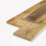 Douglas plank | ruw | geïmpregneerd | 2x20 cm