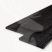 Douglas plank | ruw | zwart | 2,5x30 cm