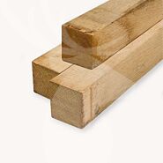 Eiken paal | 10x10 cm