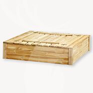 Houten zandbak Daan