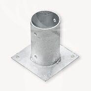 Paalhouder ronde palen | plat