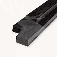 Douglas balk | ruw | zwart | 5x10 cm