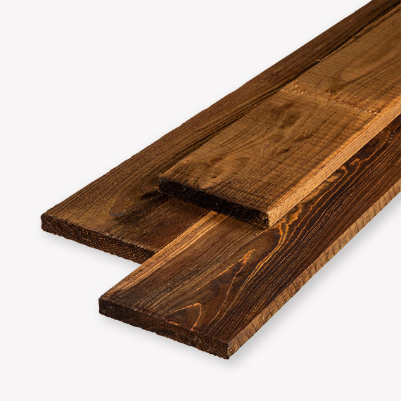 Douglas plank | ruw | bruin |  2x15 cm