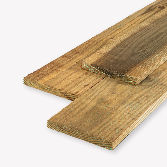 Toegepast ontrouw sap Douglas plank | ruw | geïmpregneerd | 2x20 cm | Vandentop Tuinhout