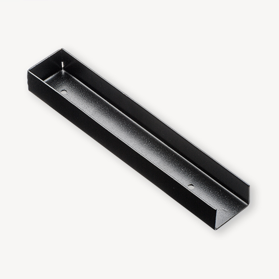 Muur/hoekprofiel betonplaten | zwart