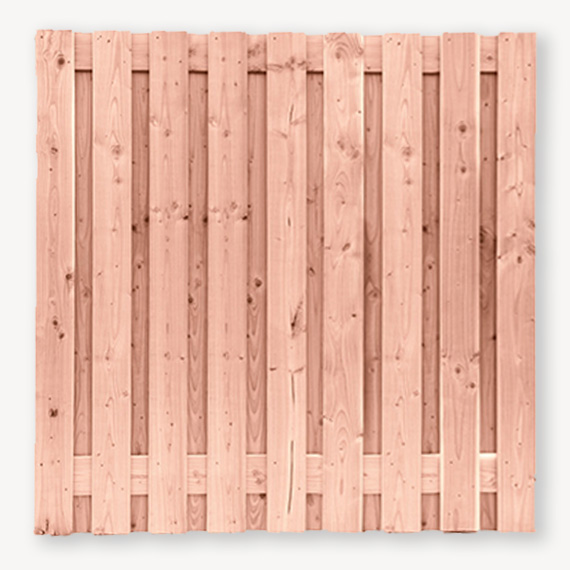 Tuinscherm Kootwijk | douglas geschaafd