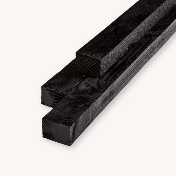 Douglas balk | ruw | zwart | 4,5x7,5 cm
