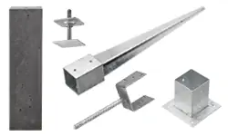 Betonpoeren, paalhouders & grondankers