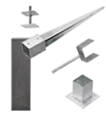 Betonpoeren, paalhouders & grondankers