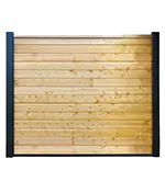 Standaard hout beton schutting