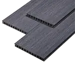 Zwarte vlonderplanken