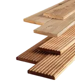 Hardhouten vlonderplanken