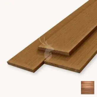 EXTRION thermowood ayous board | 2x19 cm