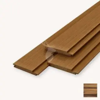 EXTRION thermowood Fraké channelsiding | 2x14,1 cm
