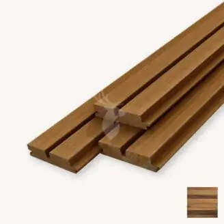 EXTRION thermowood Fraké double | 3x14 cm