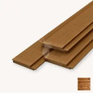 EXTRION thermowood vuren channelsiding | 2x14,1 cm