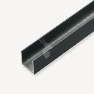 Aluminium U-profiel velufence | Antra RAL7016 | 2,4x200 cm