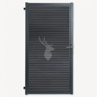 Tuindeur composiet Velufence | dark grey triple