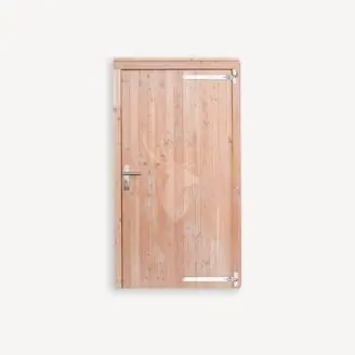 Dichte douglas deur XL | verzinkt beslag | 214x110 cm