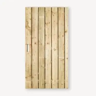 Tuindeur Privacy | grenen | geen doorkijk | verzinkt frame