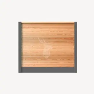 Betowood schutting | onbehandeld douglas | quattro profiel
