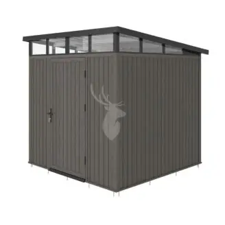 Berging | Enkele deur | Silver Gray | 220x210x226,5 cm