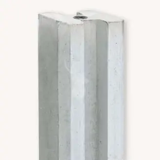 Betonpaal met sleuf en schroefhuls | Grijs