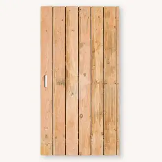 Tuindeur Privacy douglas ruw | geen doorkijk | verzinkt frame