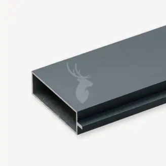 Aluminium startprofiel velufence | antra RAL7016 | 180cm