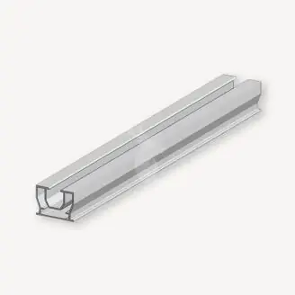 Aslon aluminium onderligger | 2,5x3,5 cm | 400 cm