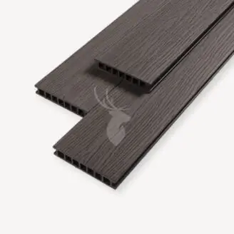 Duofuse vlonderplank Houtnerf | Graphite Black | 16,2 cm