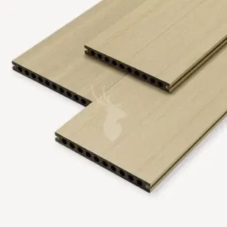 Fiberdeck vlonderplank Premium | Zand | 21 cm | Limited Edition