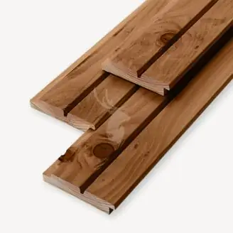 Douglas dubbel rhombus | bruin | 2,7x14 cm