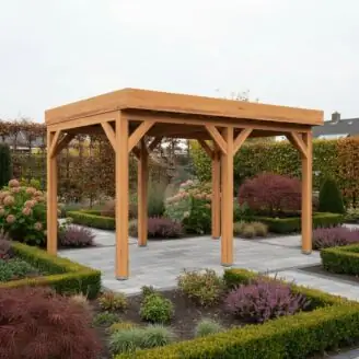 Douglas overkapping IJssel XL1 | douglas onbehandeld | 447x305 cm