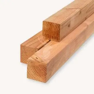 Douglas paal | geschaafd | blank | 8,5x8,5 cm