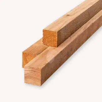 Douglas paal | ruw | blank | 7x7 cm