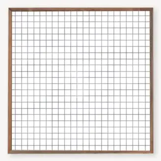 Gaaspaneel met rand | hardhout