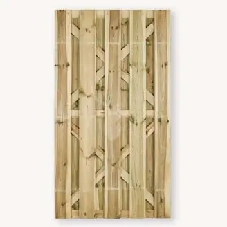 Tuindeur Barneveld | groen grenen